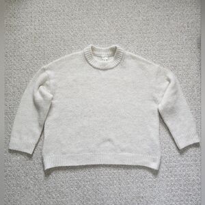 H&M Cream Crew Neck Sweater